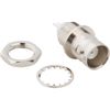 BNC Straight Receptacle Jack Solder Cup Bulkhead Front Mount 50 Ohm