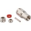 N-Type Straight Clamp Jack RG-58 RG-141 Times LMR-195 50 Ohm