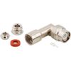 TNC Right Angle Clamp Plug RG-58 RG-141 Times LMR-195 50 Ohm
