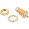 SMB Straight Jack Solder Cup Bulkhead 50 Ohm