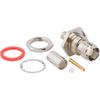TNC Straight Crimp Jack RG-59 RG-62 Bulkhead Rear Mount 50 Ohm