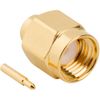 SMA Straight Solder Plug RG-402 0.141-inch Conformable Times Tflex 402 50 Ohm