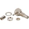 RF Connector SMB Right Angle Crimp Jack RG-178 RG-196 Bulkhead 50 Ohm