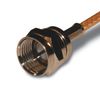 F-Type Straight Crimp Plug RG-179 Belden 179DT 75 Ohm