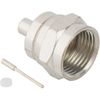 F-Type Straight Solder Plug 0.085-inch Conformable 0.086-inch Conformable RG-405 50 Ohm