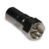 F-Type Straight Crimp Plug RG-6 75 Ohm