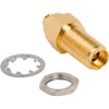 2.92 mm Straight Solder Jack RG-405 0.086 inch Conformable Bulkhead 50 Ohm