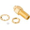 2.92 mm Straight Solder Jack 0.141 inch Conformable Bulkhead 50 Ohm