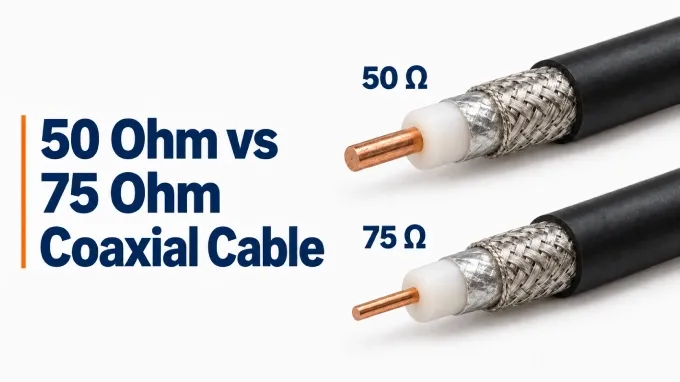 50 Ohm vs 75 Ohm Coaxial Cable